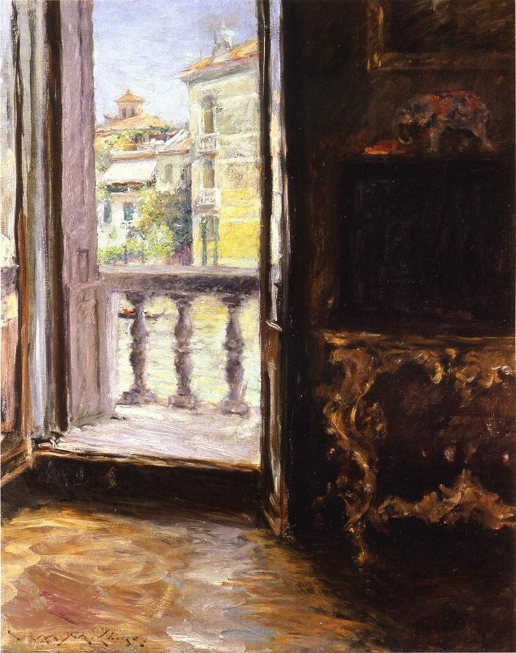 William Merritt Chase Venetian Balcony